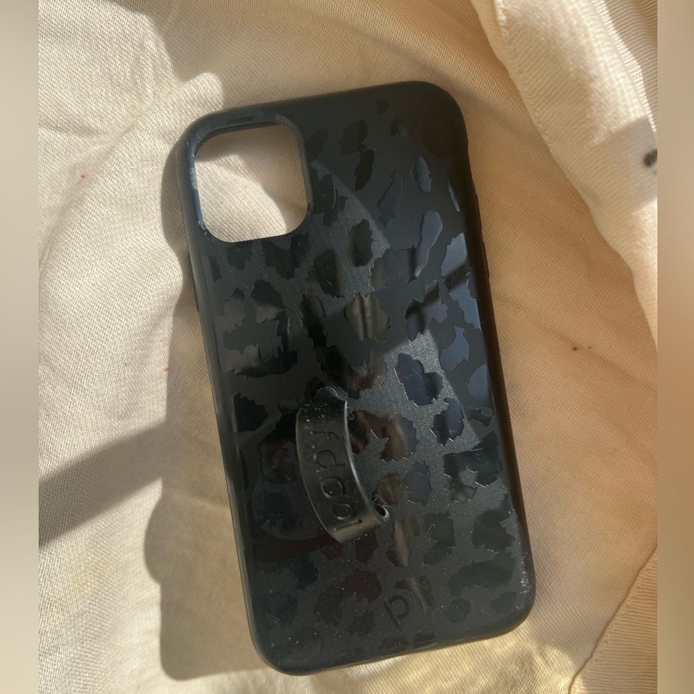 Loopy Midnight Leopard iPhone 11 phone case